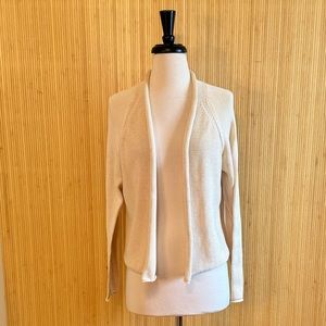 Peruvian Connection Open Front Pima Cotton Cardigan